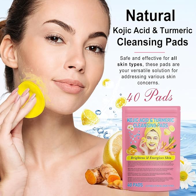 MedikalGlow - Kojic Acid and Turmeric Cleansing Pads