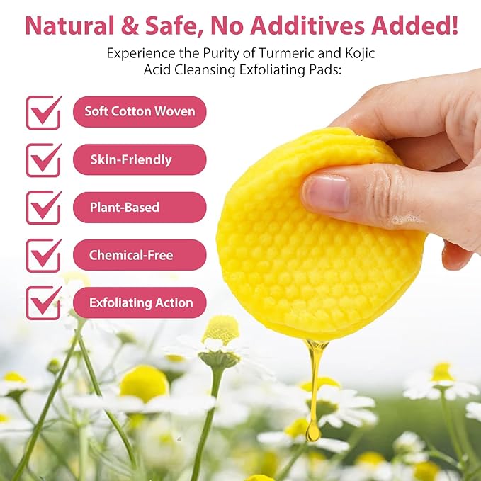 MedikalGlow - Kojic Acid and Turmeric Cleansing Pads