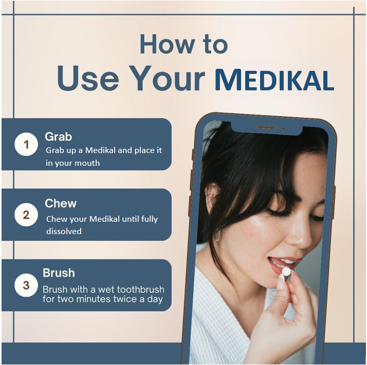 Medikal Toothpaste Tablets – Clean Teeth, No BS